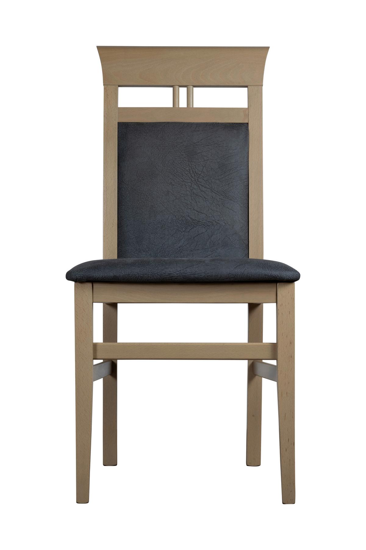 Stuhl-set Ibiza Stuhl Titanic Grau/sonoma Eiche D. B: 42cm - Grau/Sonoma Eiche, KONVENTIONELL, Holz/Textil (44/92/47cm) - MID.YOU