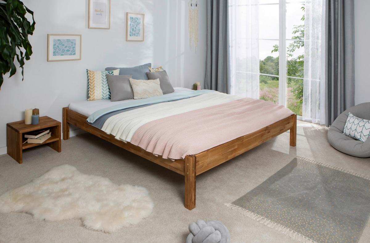 Futonbett Dora - Naturfarben, MODERN, Holz (180/200cm) - MID.YOU