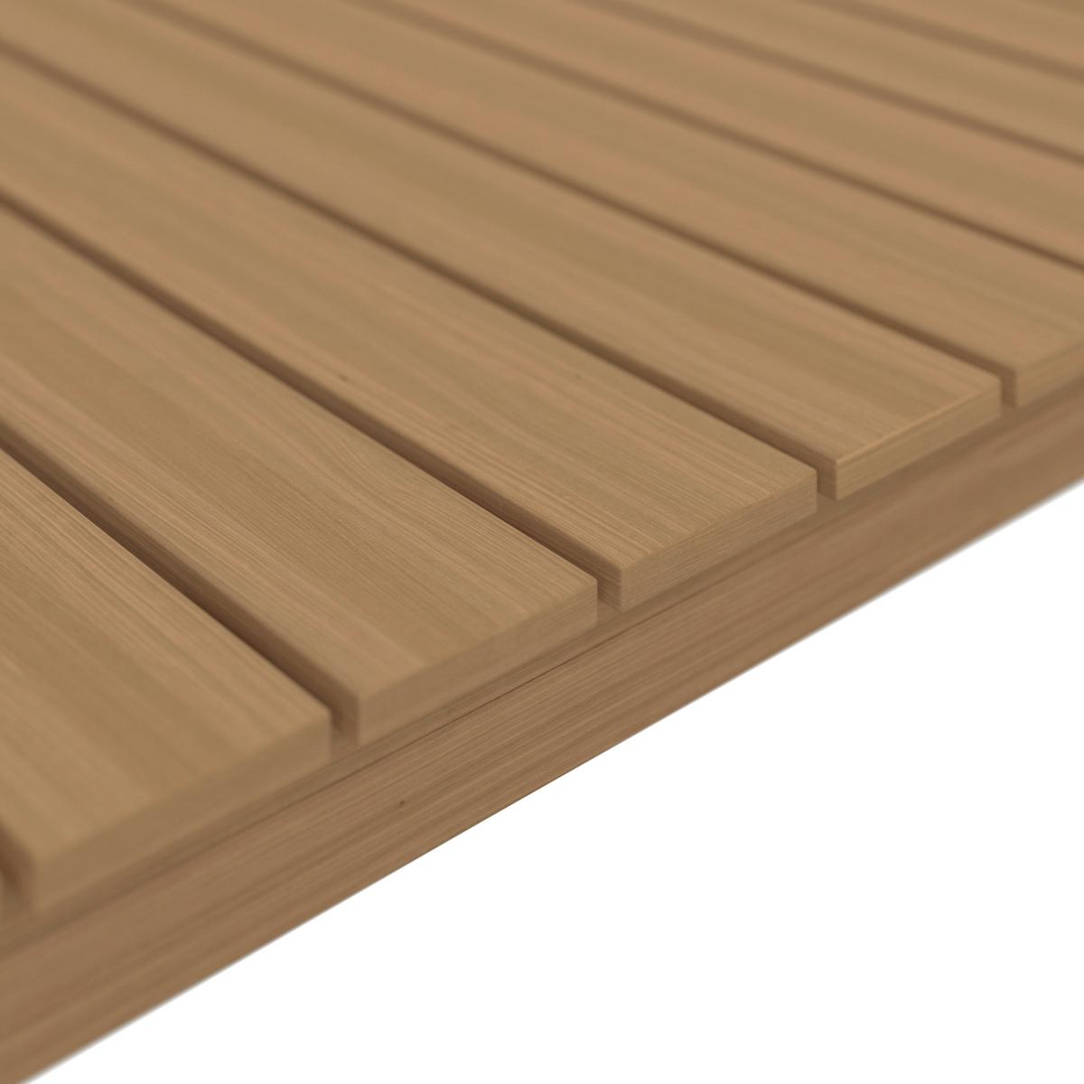 TERASOVÁ SEDACIA SÚPRAVA ELORA - farba akácie/prírodná farba, Modern, kov/textil (223/75/74cm) - Bessagi Garden