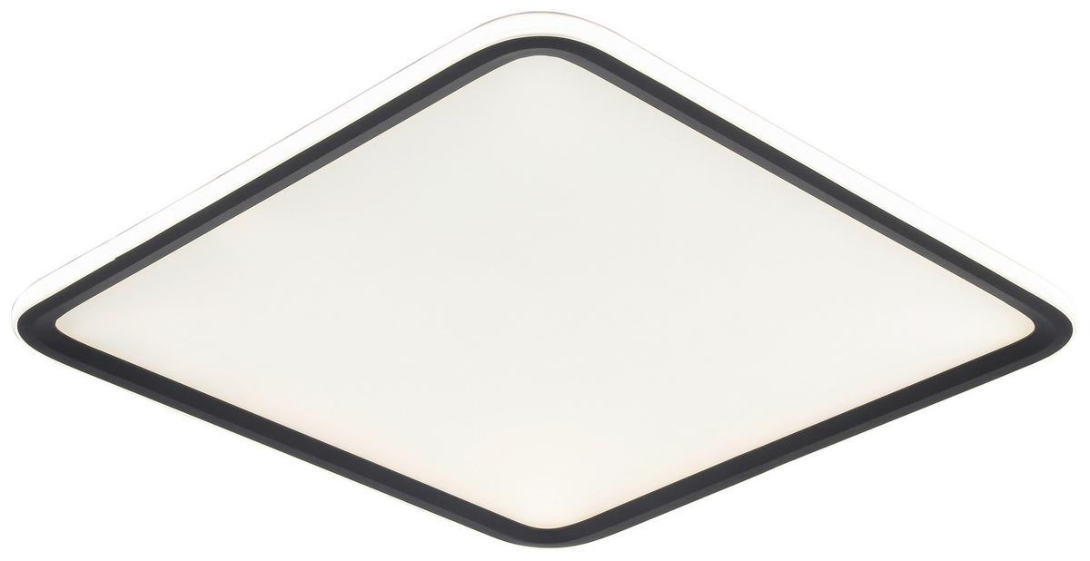 LED-stropné svietidlo MIYU - čierna/biela, Modern, kov/plast (45/45/5,5cm) - Bessagi Home