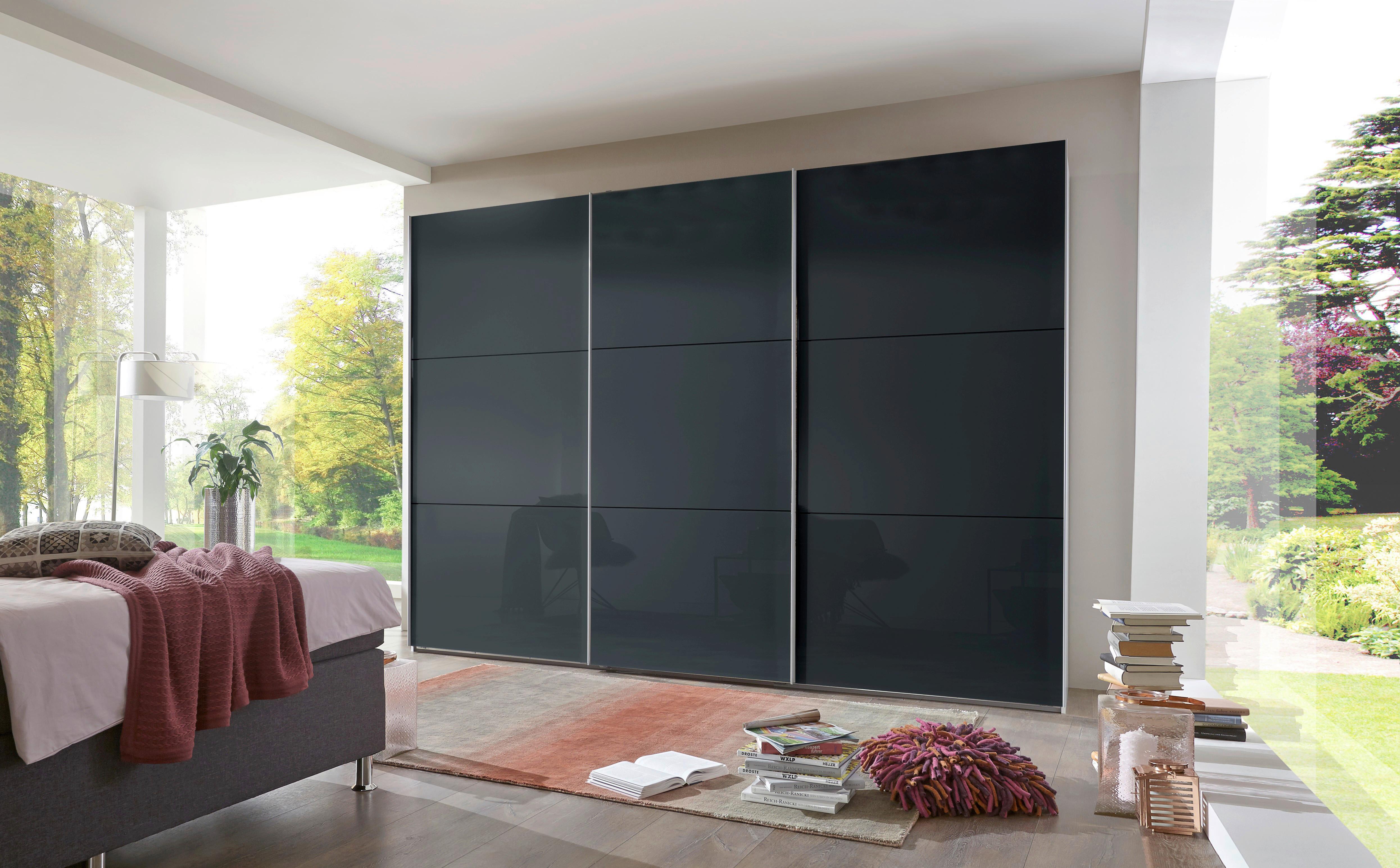 Schwebetürenschrank B: 300 Cm Level 36c Grau/weiß - Weiß/Grau, MODERN, Holzwerkstoff (300/236/65cm) - MID.YOU