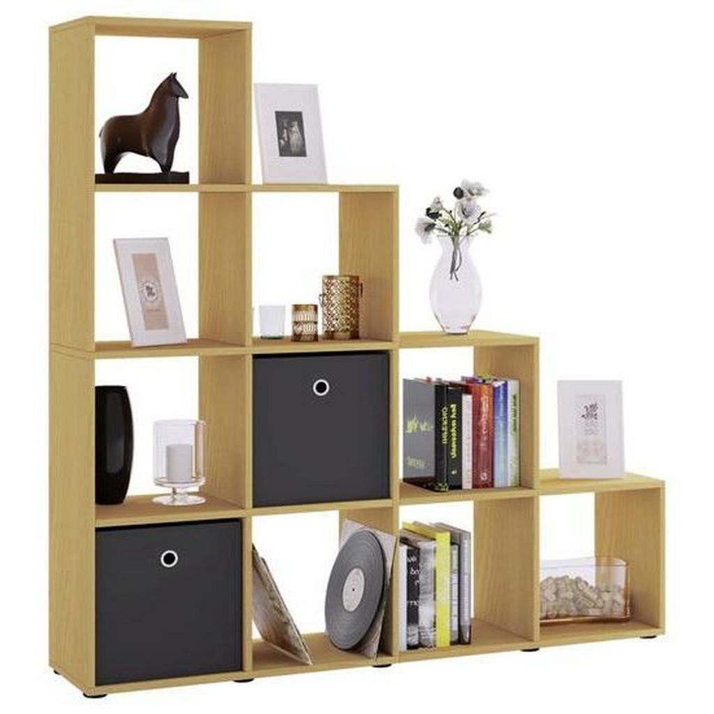 Standregal Dekor Napoli 142,5 cm Buchefarben