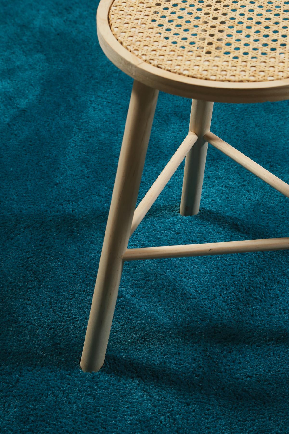 Hochflorteppich, 120 Cm Relaxx - Türkis, KONVENTIONELL, Textil (120cm) - Esprit