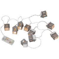 LED-Dekoleuchte Ella - Weiß/Grau, ROMANTIK / LANDHAUS, Holz (165cm) - James Wood