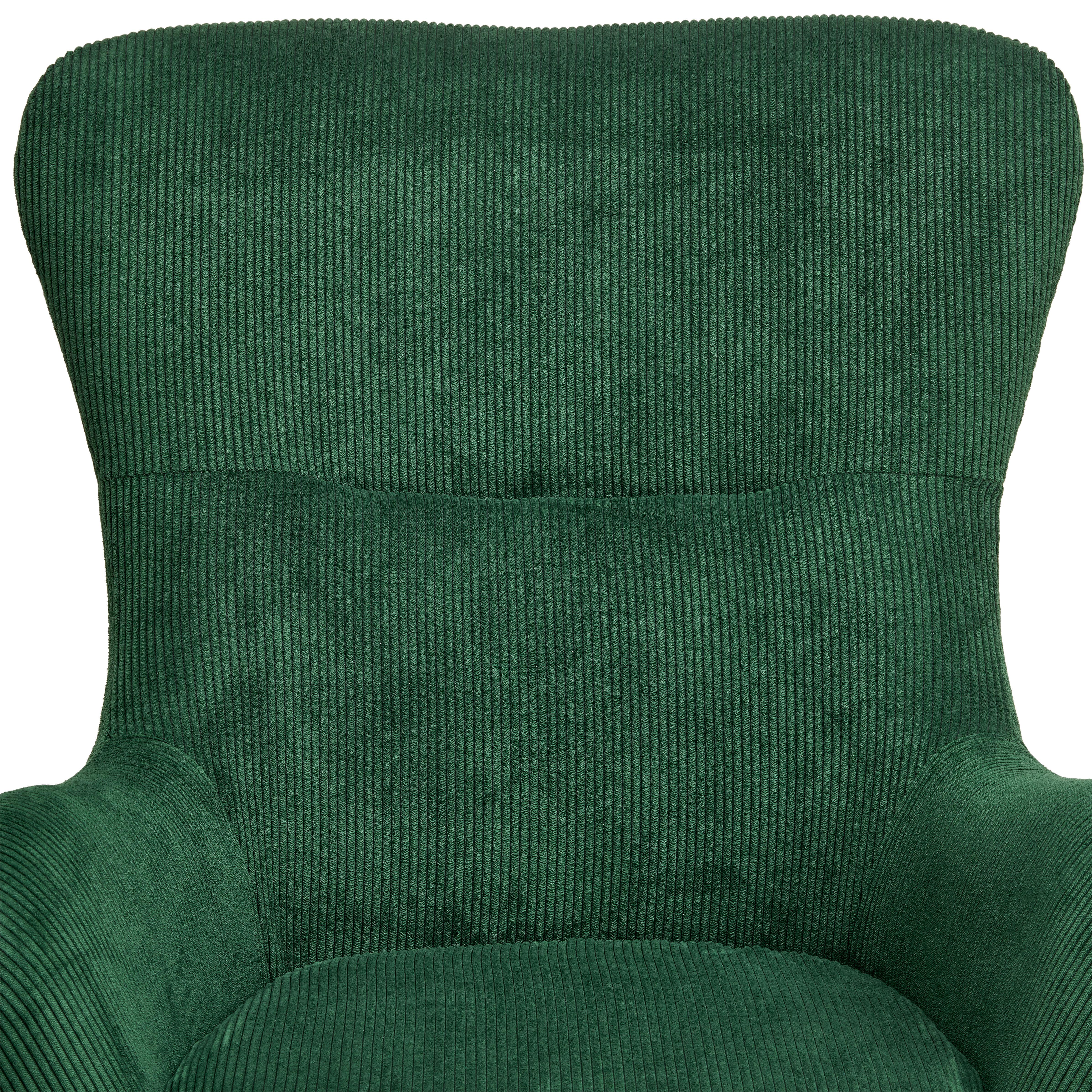 Schaukelsessel Rocking Scandi - Schwarz/Naturfarben, MODERN, Textil/Metall (75/102/80cm) - MID.YOU