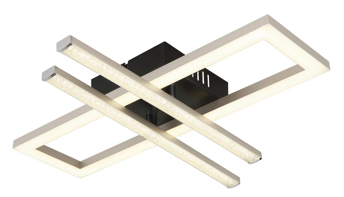 Led-deckenleuchte 672843n - Klar/Opal, Design, Kunststoff (40/37,5/6,3cm) - Globo