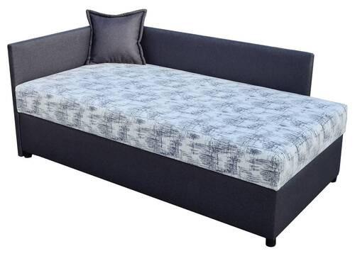 Kárpitozott Heverő Bergen New 207/107 Cm - fekete/fehér, Konventionell, textil (200/90cm) - Best Price