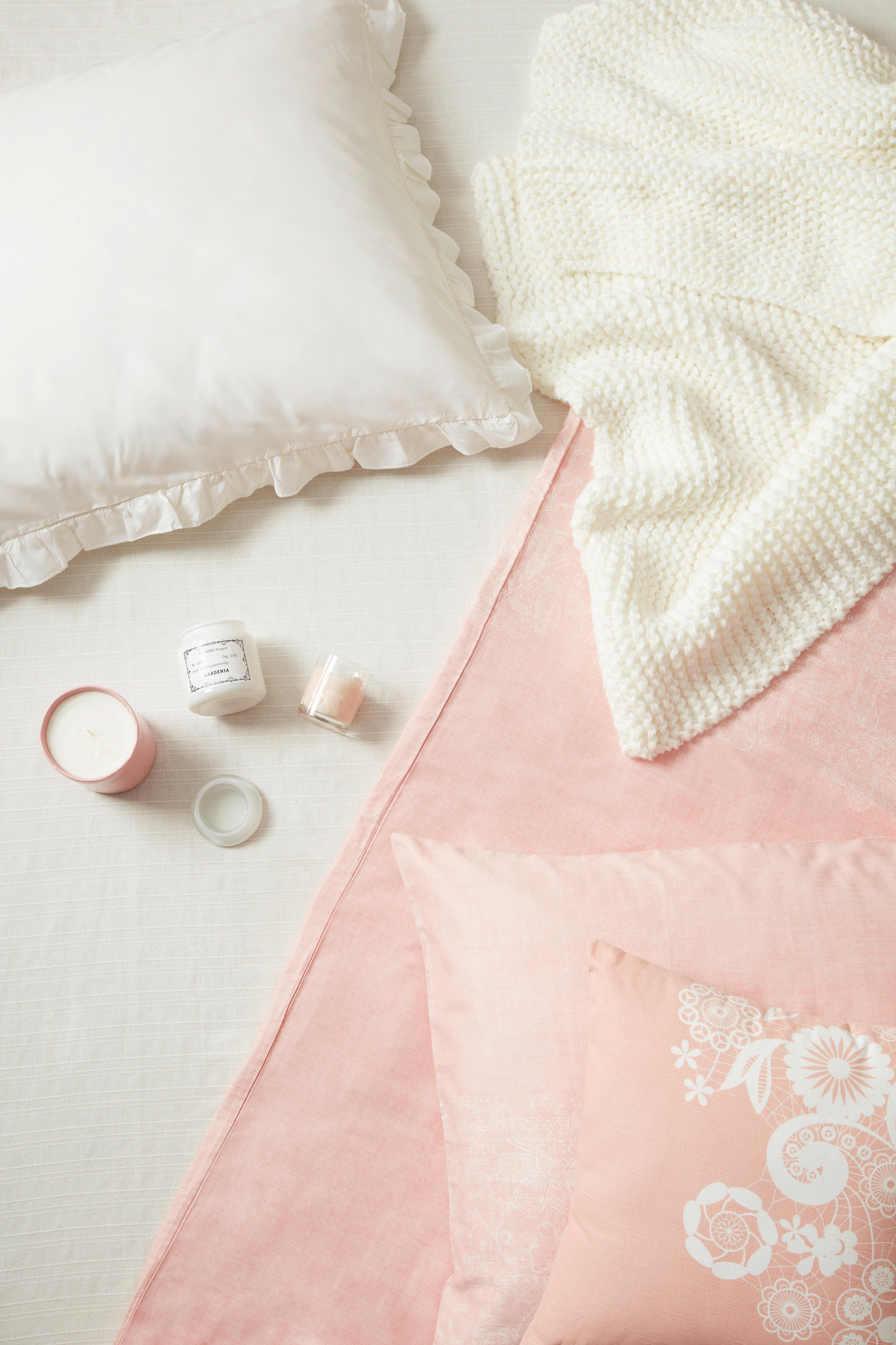 Měkká Deka Emily, 110/160cm, Bílá - bílá, Romantický / Rustikální, textil (110/160cm) - Premium Living