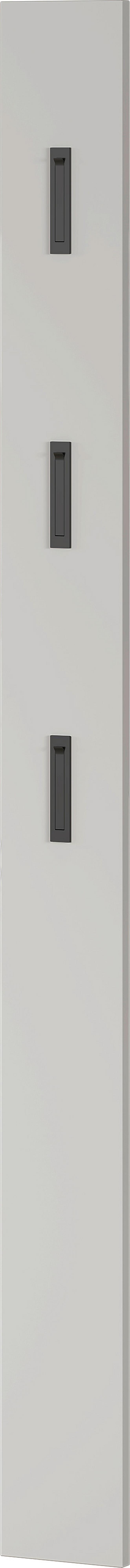 Garderobe Gw-Binetto 3-Teilig Kaschmir/Eichefarben B: 127 cm - Kaschmir/Eichefarben, Design, Glas/Holzwerkstoff (127/200/27cm) - Livetastic