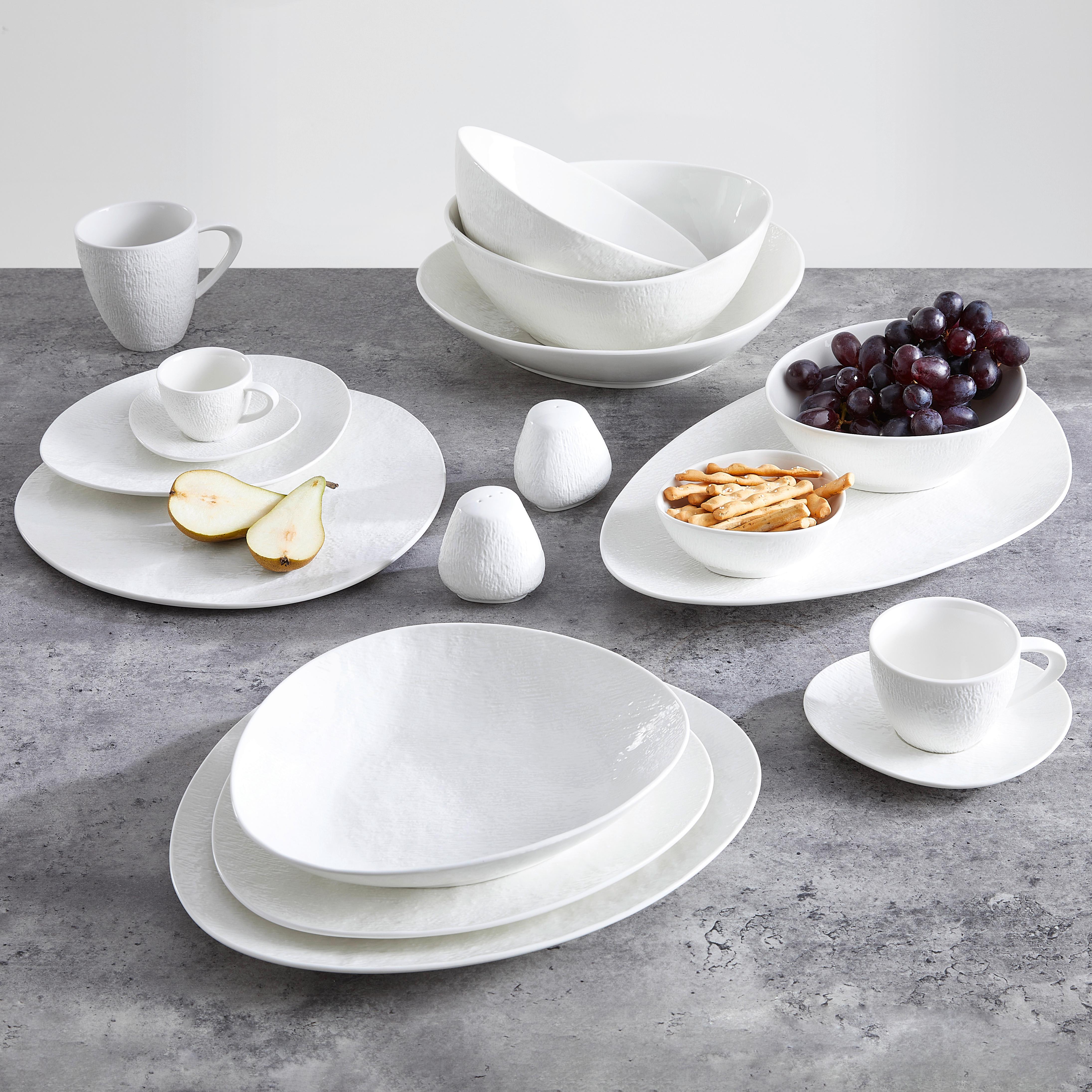 MISKA NA OMÁČKU HARUKI - bílá, Moderní, keramika (12,6/11,4/5cm) - Mömax