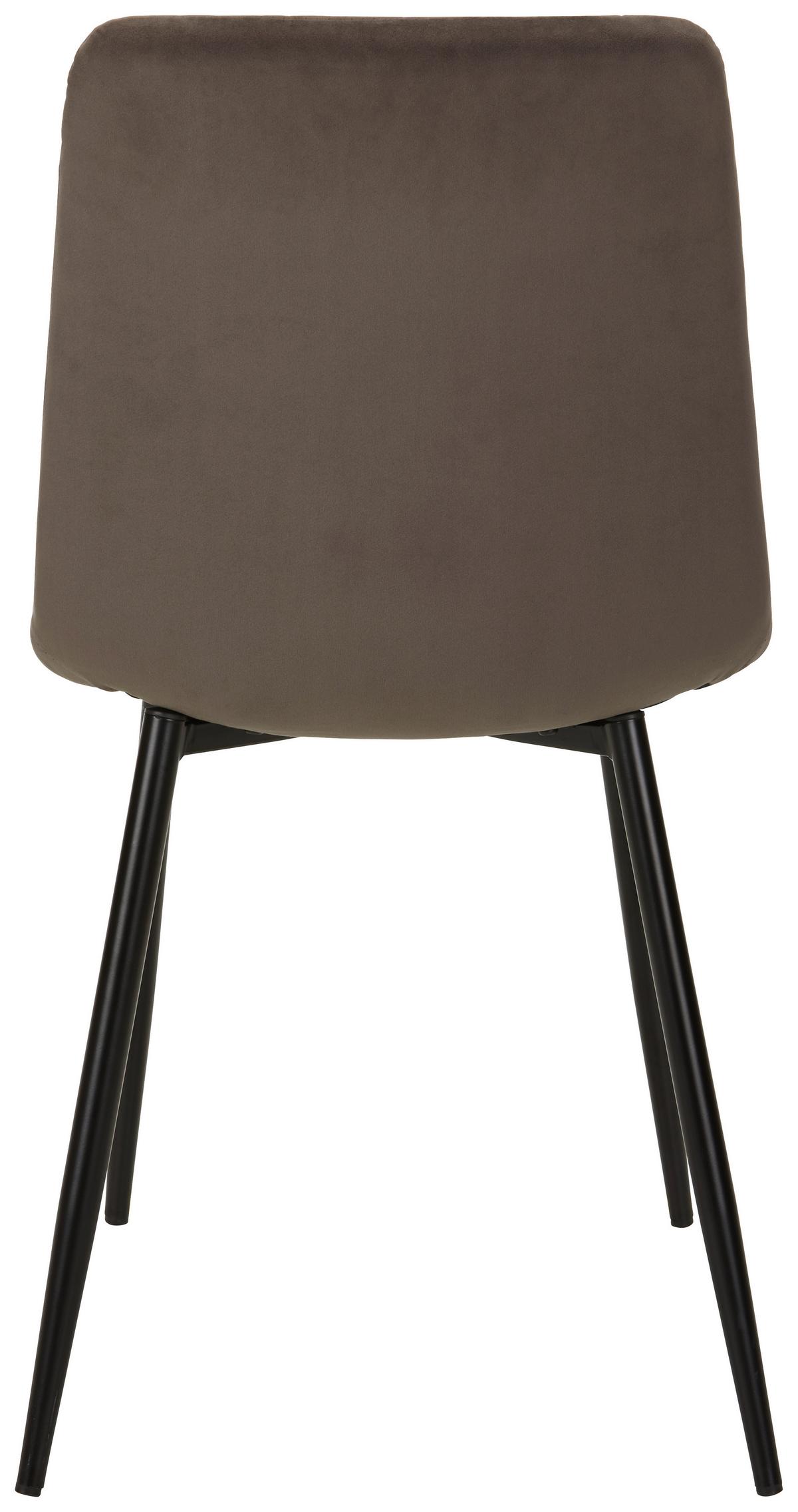 Židle LISA šedá - šedá/antracitová, Lifestyle, kov/textil (45/88/56cm) - Mömax