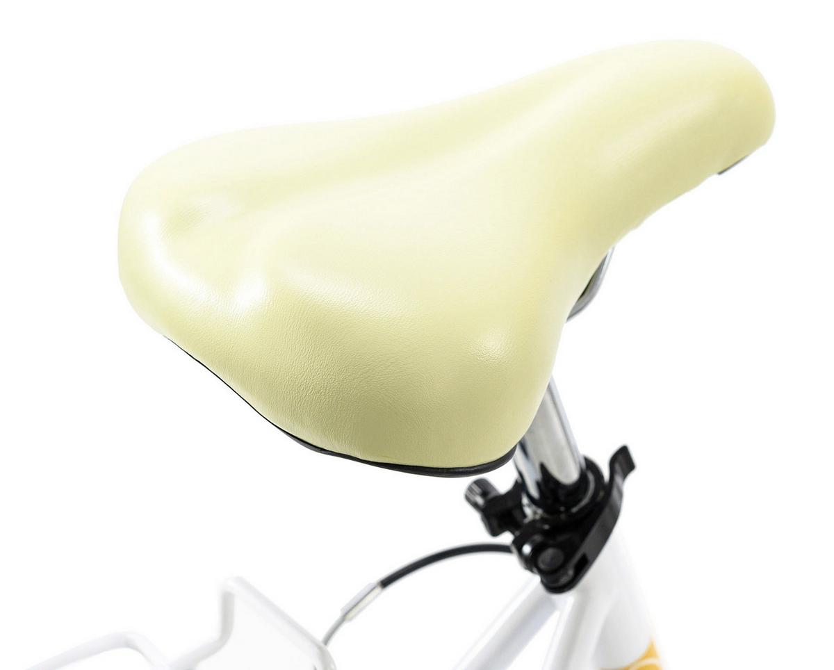 Citybike Damen 26 Zoll Cantaloupe Mit Korb 6 Gänge - Gelb/Weiß, Basics, Metall (180/70cm) - Da Capo