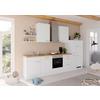Küchenblock Ip3150 - Eichefarben/Weiß, Design, Holzwerkstoff (330cm) - Impuls