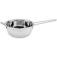Schmelztopf 570 Ml Edelstahl Backofengeeignet - Edelstahlfarben, MODERN, Metall (14/6cm) - Luca Bessoni