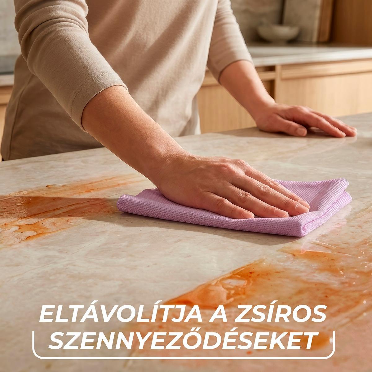 Mikroszálas Konyhai Kendő Vileda Actifibre Pro Kitchen - lila, Basics, műanyag (25/18/0,6cm) - Vileda