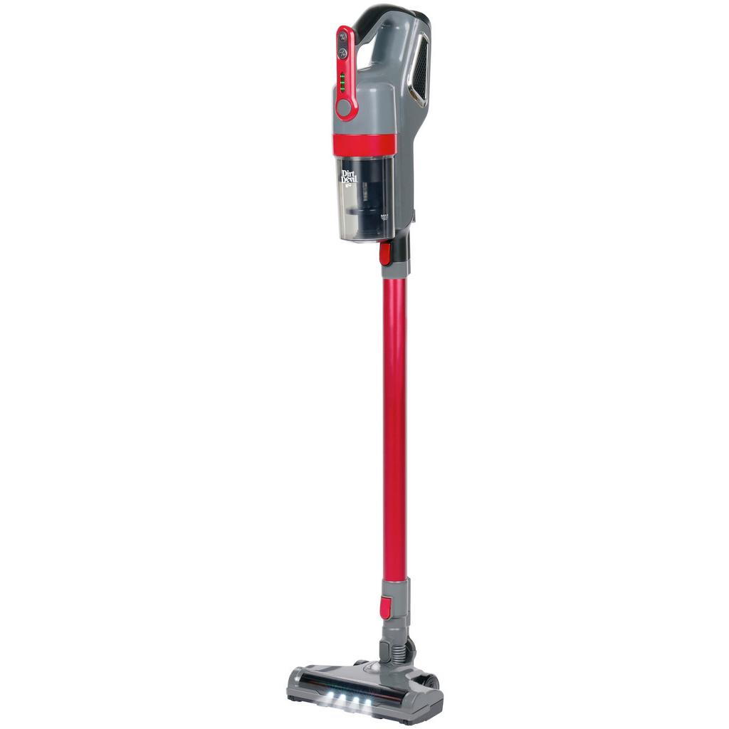 AKKU-BODENSTAUBSAUGER 1,5kg, Grau, Rot