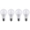 LED-žárovka Multi, max.9 Watt, E27, 4Ks - bílá, plast (6/10,8cm) - Mömax