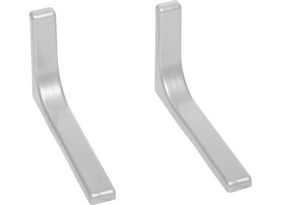 Wandhalter Leonardo - Silberfarben, Metall (24cm) - Mömax modern living Wandhalter Leonardo - Silberfarben, Metall (24cm) - Mömax modern living