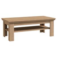 KONFERENČNÝ STOLÍK CANNES - farba duba, Romantik / Landhaus, kov/kompozitné drevo (120/45/60cm)