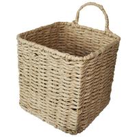 Koš Lilian, ca. 15/15cm - přírodní barvy, Romantický / Rustikální, kov/papír (15/15cm) - Modern Living