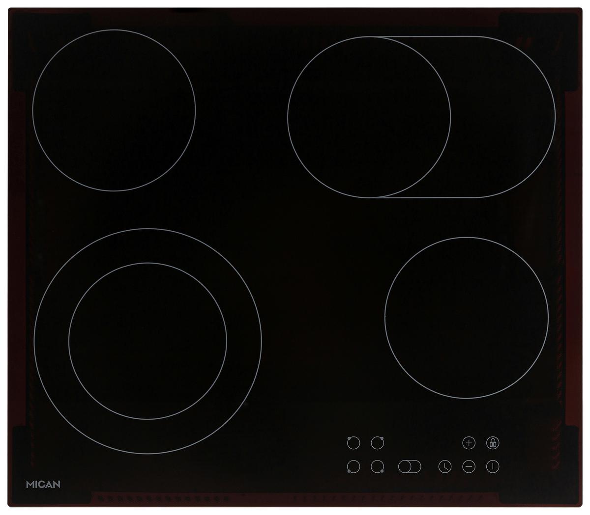Kochfeld Cka4z2kb - Schwarz, Basics, Glas (58/4,5/51cm) - Mican