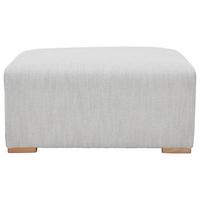 Hocker Vouge Beige  B: 101 cm - Beige/Buchefarben, KONVENTIONELL, Textil (101/44/92cm) - Livetastic