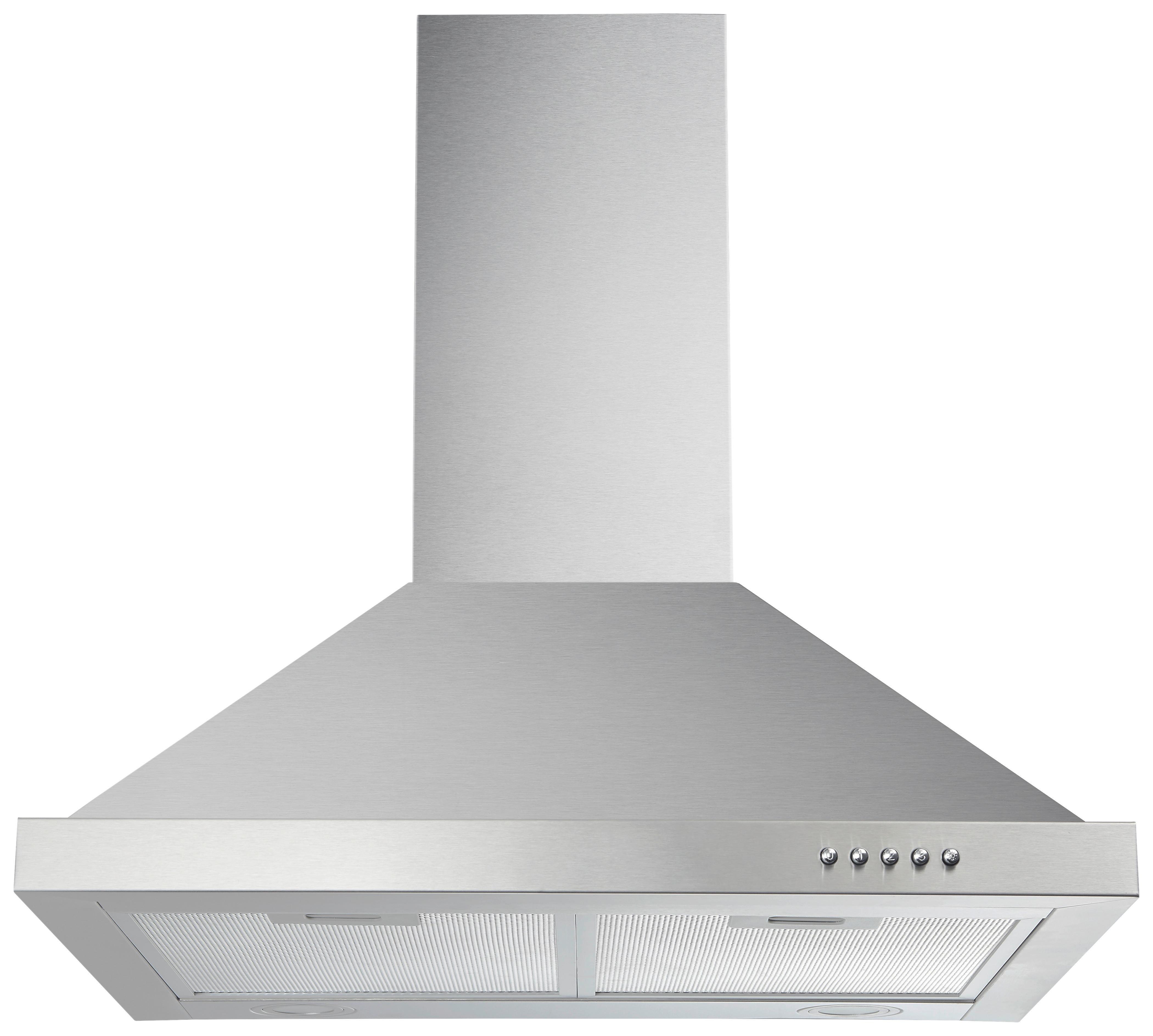 Dunstabzugshaube Respekta BxH: 59,5 X 63,5-100 cm - Edelstahlfarben, Trend, Metall (59,5/63,5-100/50cm) - Respekta