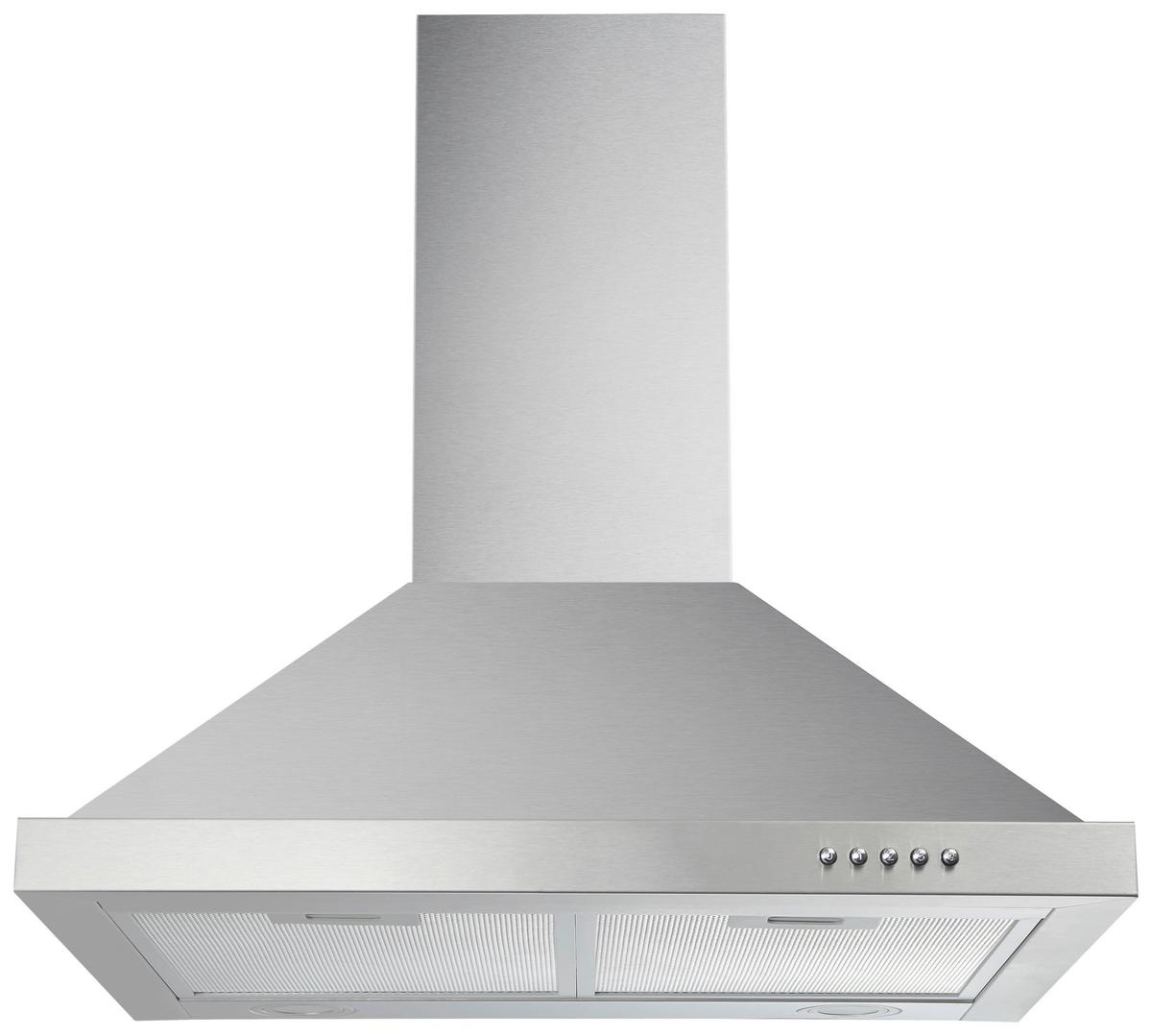 Dunstabzugshaube Respekta BxH: 59,5 X 63,5-100 cm - Edelstahlfarben, Trend, Metall (59,5/63,5-100/50cm) - Respekta