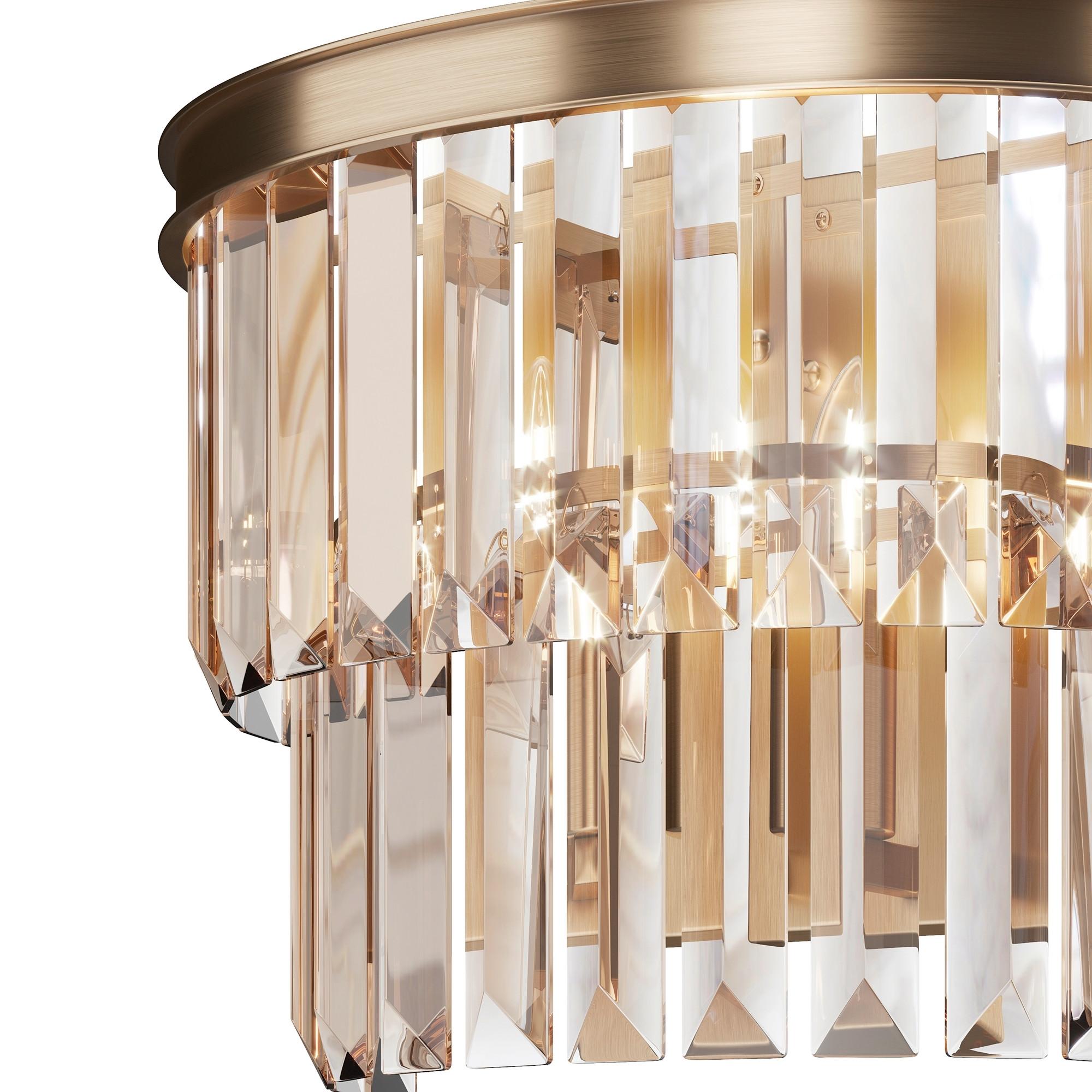 Wandleuchte Revero - Goldfarben, Trend, Glas/Metall (16.5/33/24,5cm) - MAYTONI