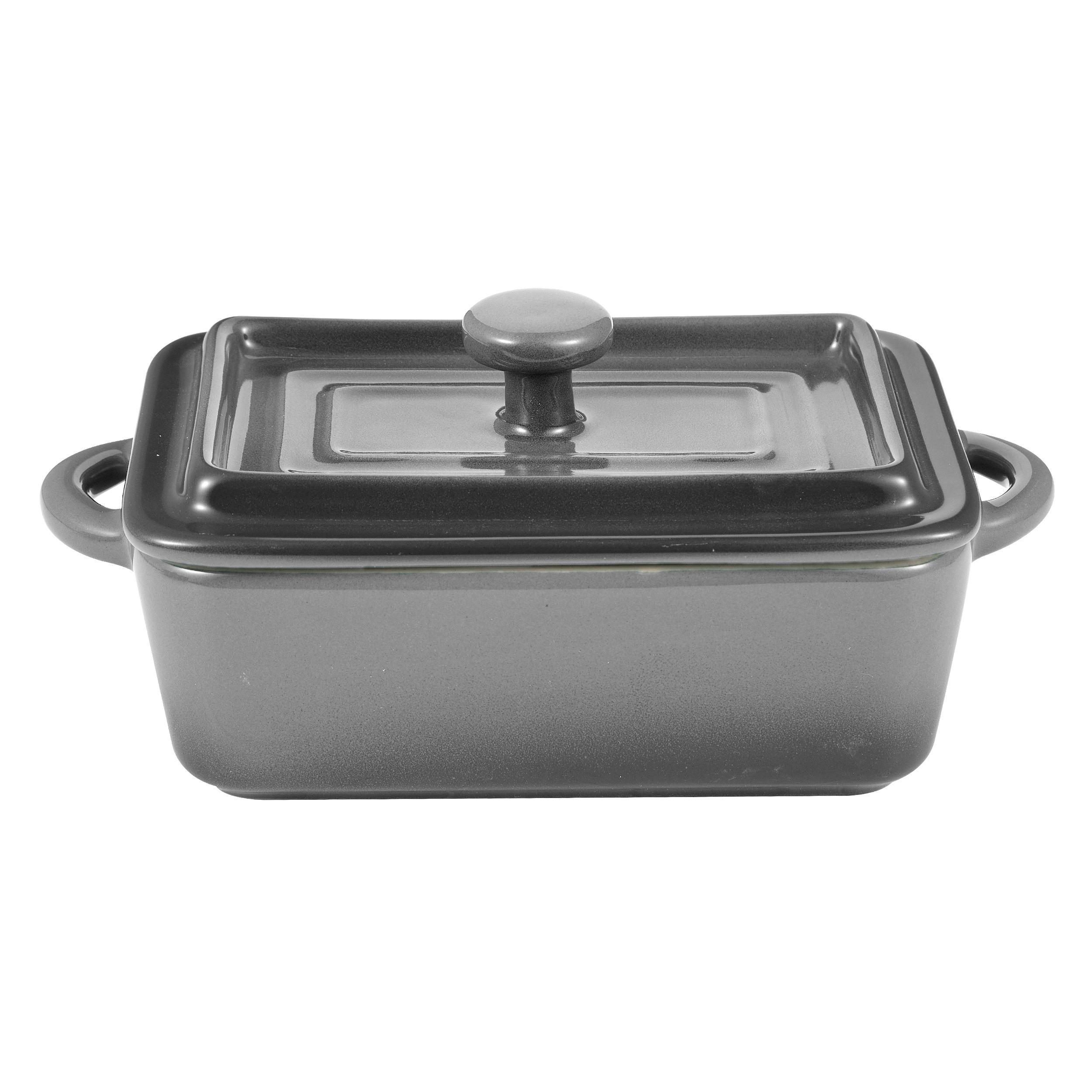 sada zapekacích mís ELISA - 2PCS - sivá, Konventionell, keramika (16.6/9.5/7cm) - Modern Living