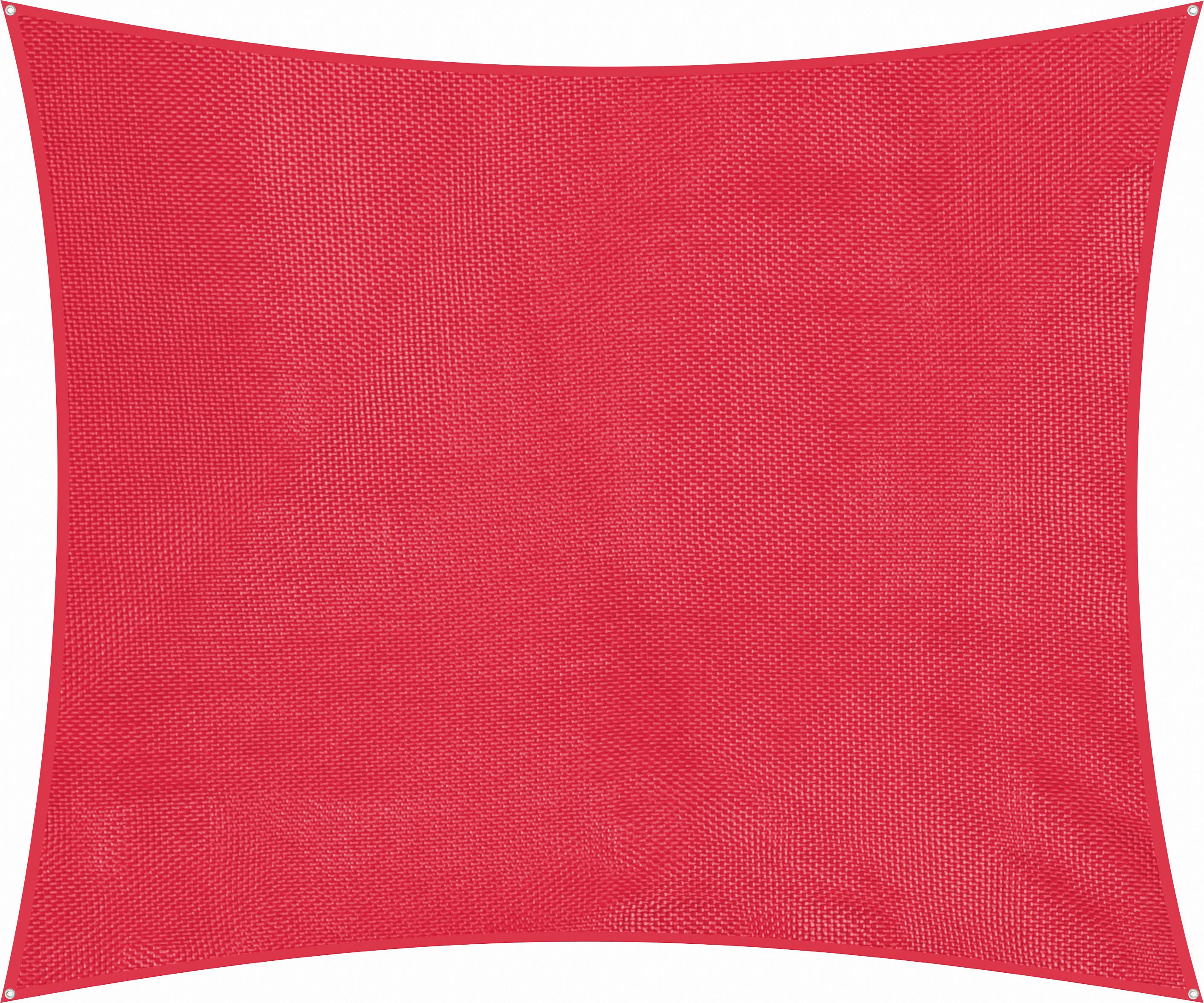 Gartensonnensegel 3 X 2,5 M - Rot, Basics, Textil (250/0,3/300cm) - Schneider