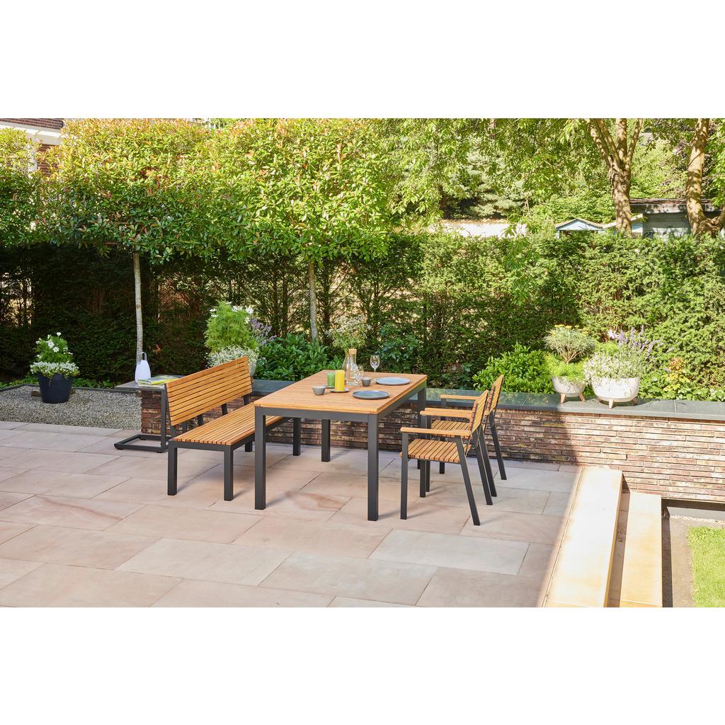 Gartenbank Holz N86393 2-Sitzer