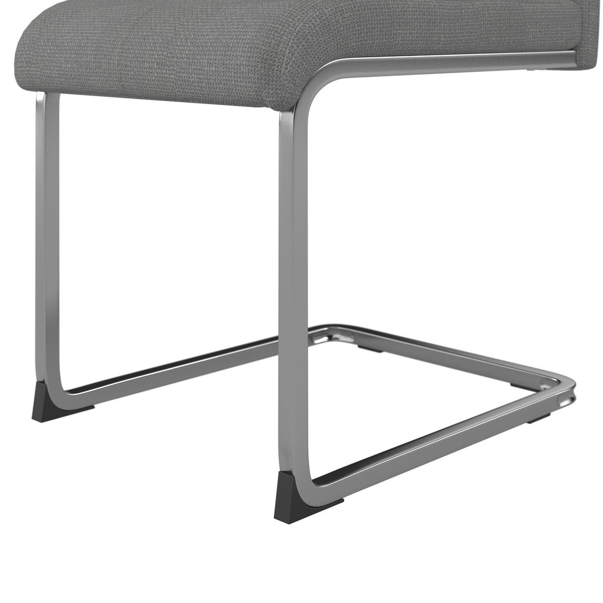 . . - šedá/barvy niklu, Moderní, kov/textil (43/99/60cm) - Bessagi Home