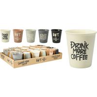 Pohár Q80000900 - sötétnarancs/fekete, Basics, kerámia