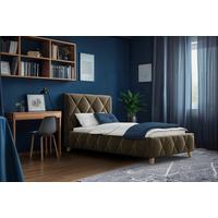 Polsterbett Trivio 100x200 cm Schlammfarbe - Schlammfarben, MODERN, Holz/Holzwerkstoff (100/200cm) - MID.YOU