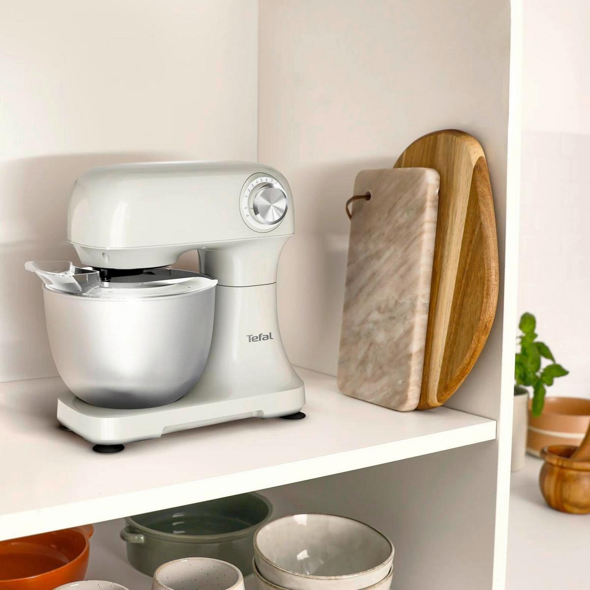 Küchenmaschine Qb140a Bake Easy Küchenmasch. - Weiß, Basics, Metall (20,9/32,1/35,3cm) - Tefal