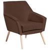 Polstersessel Mit Armlehnen Alegro Samt Braun - Buchefarben/Braun, Design, Textil (67/81/71cm) - Max Winzer