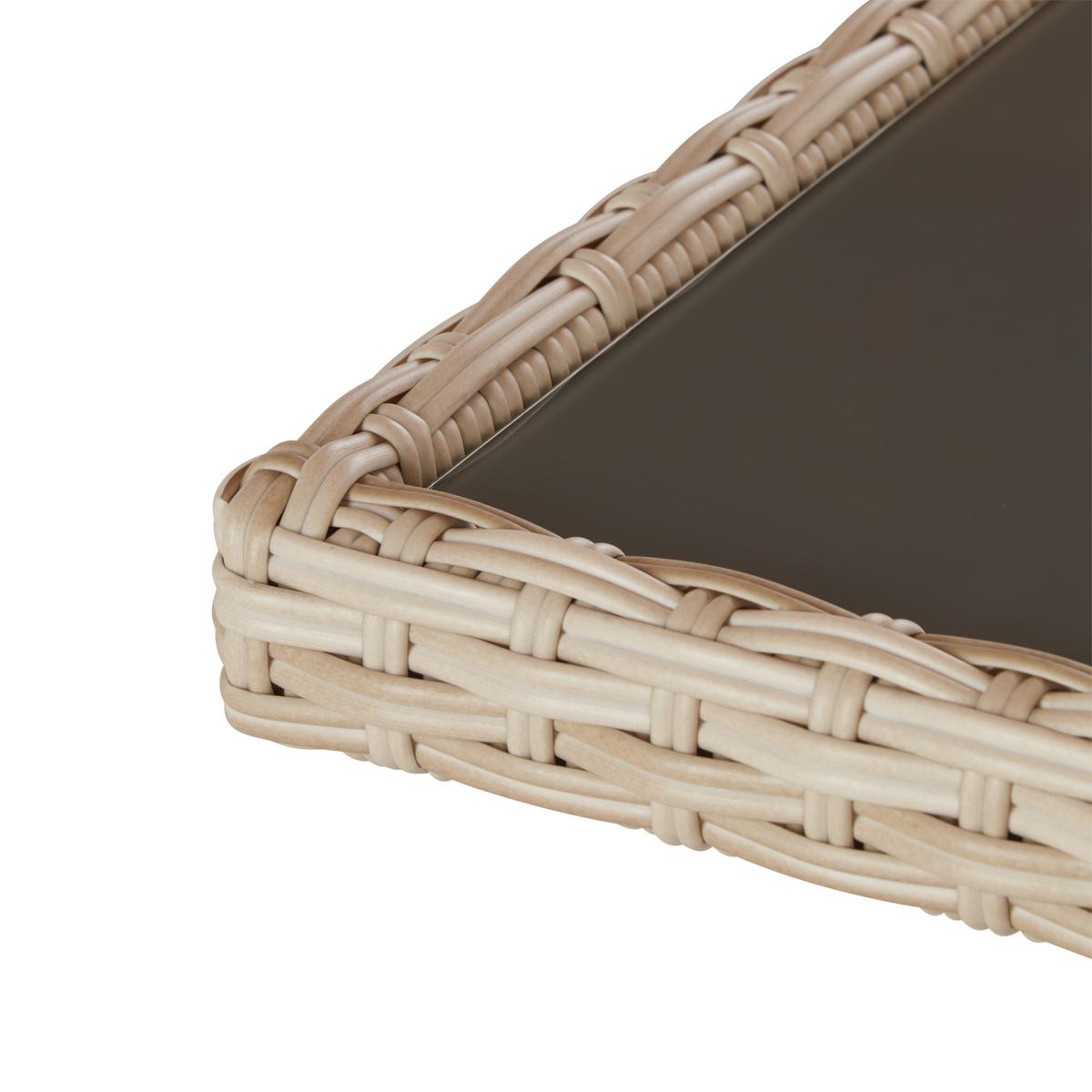 TERASOVÁ SEDACÍ SOUPRAVA NELA 2 - šedá/světle šedá, Moderní, kov/textil - Modern Living