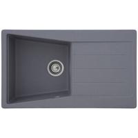 Spüle Respekta Stein Bxt: 86x50 cm - Grau, Trend, Stein (86/20/50cm) - Respekta