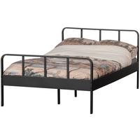 METALLBETT Mees Schwarz 120x200cm - Schwarz, Basics, Metall (120/200cm) - MID.YOU