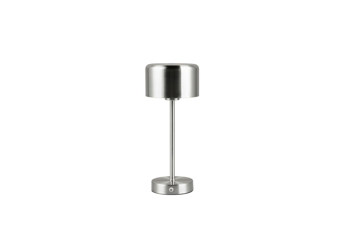 Akku-tischleuchte R59151107 Jeff - Nickelfarben, KONVENTIONELL, Metall (12,6/30cm)