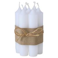 Sada dlouhých svíček Melia, 7 ks/bal. - bílá, Design, parafín (2,2/11cm) - Modern Living