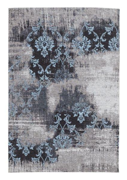 Vintage-teppich Diana Melody Blau/grau 40x60 Cm - Blau/Grau, Trend, Textil (40/60cm) - Novel