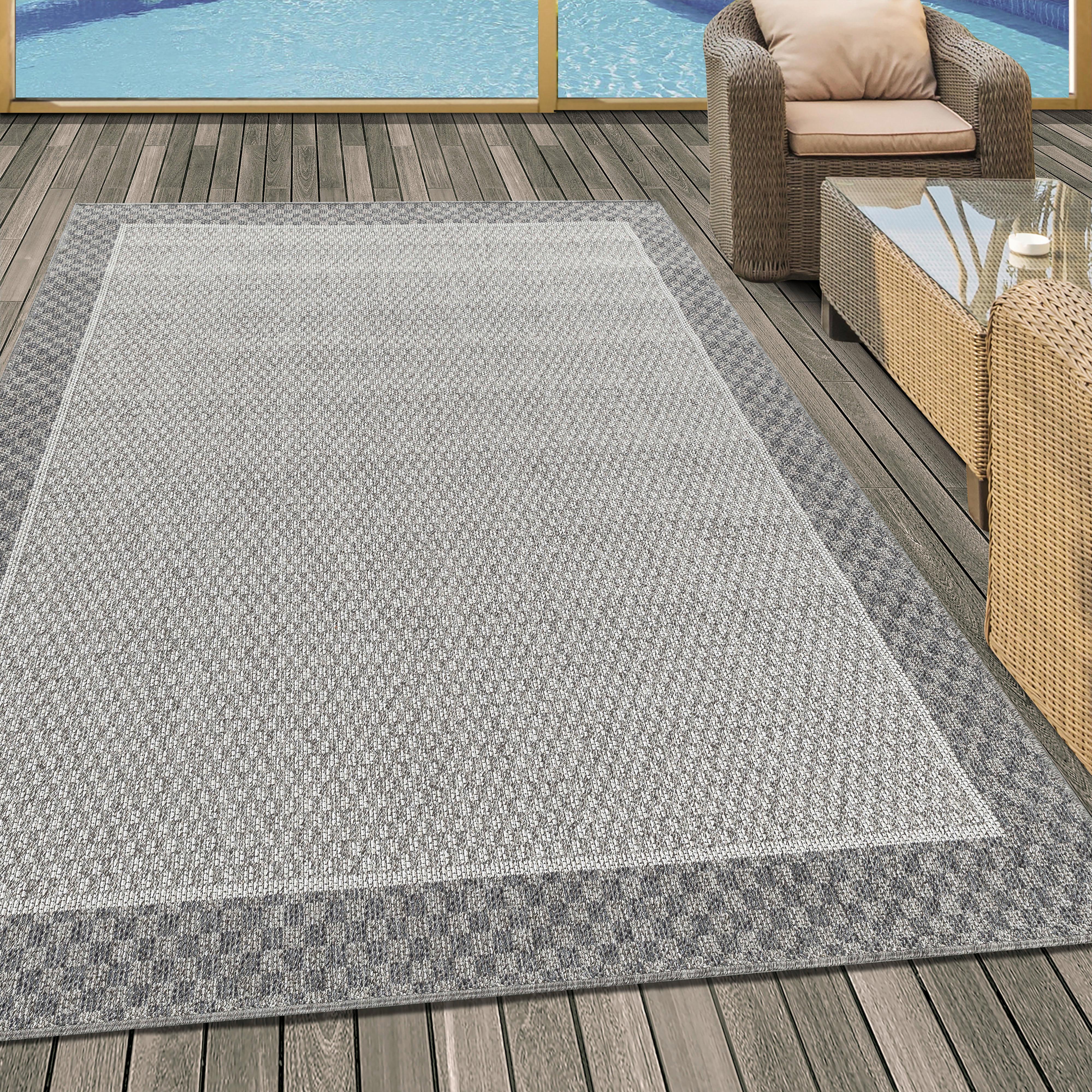 Flachwebteppich Aruba - Creme, Design, Textil (80/150cm)