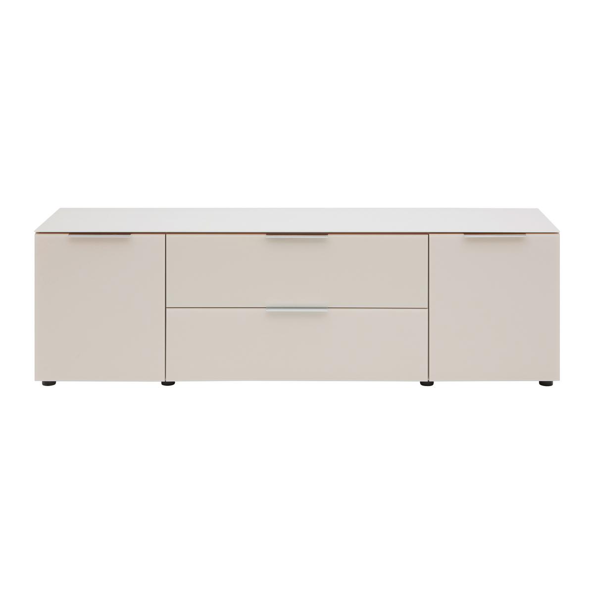 Lowboard Siena Kaschmir - černá/kašmírová, Moderní, kov/kompozitní dřevo (180/55/40cm) - Mömax