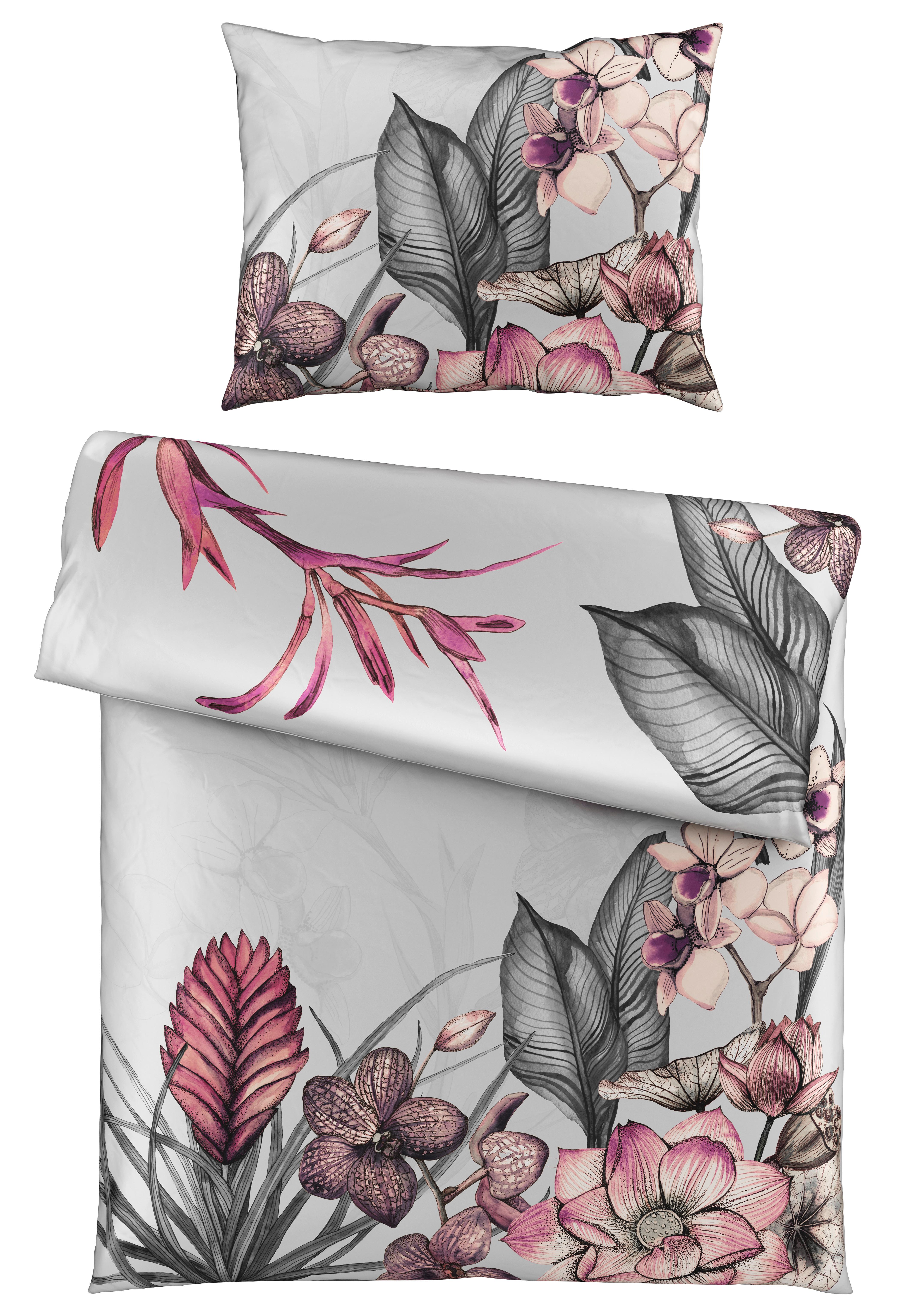 POVLEČENÍ CARTAXO, 70x90/140x200cm - šedá, Lifestyle, textil (140/200cm) - Modern Living