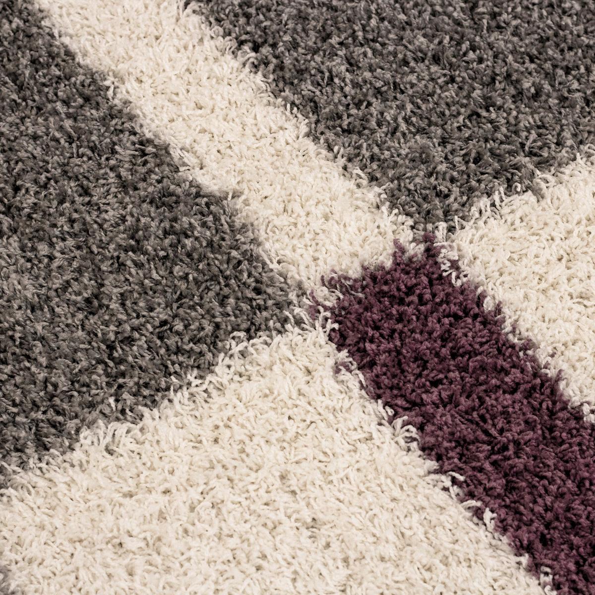 Hochflor Teppich Lila Gala 240x340 Cm - Lila, Design, Textil (240/340cm)