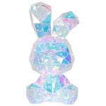 LED-Dekoleuchte Bunny - Transparent, MODERN, Kunststoff (20/20/41cm) - Luca Bessoni