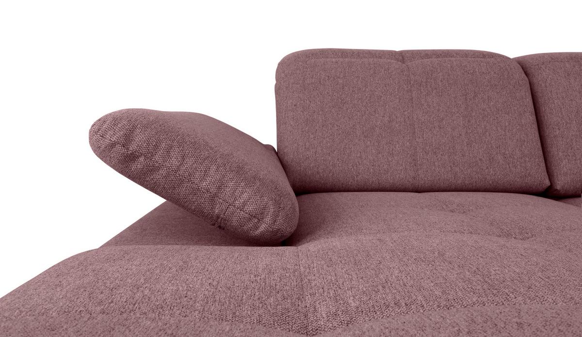 Wohnlandschaft Beere U: 173x328x215 Cm - Beere/Grau, Design, Textil (173/328/215cm) - MID.YOU