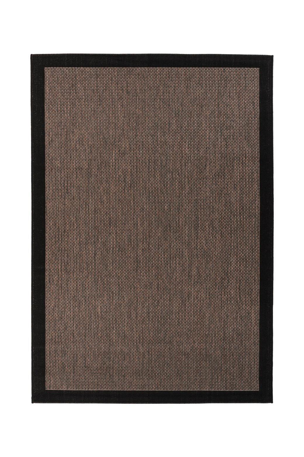 Flachwebteppich Splash 100 Braun/Grau, 120x170 cm - Braun/Grau, KONVENTIONELL, Textil (120/170cm)